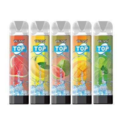 10 Colors Metal Disposable Pod System 4000 Puffs Flavored Electronic Cigarette